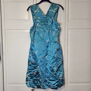 Vintage 1960's Asian inspired handmade dress